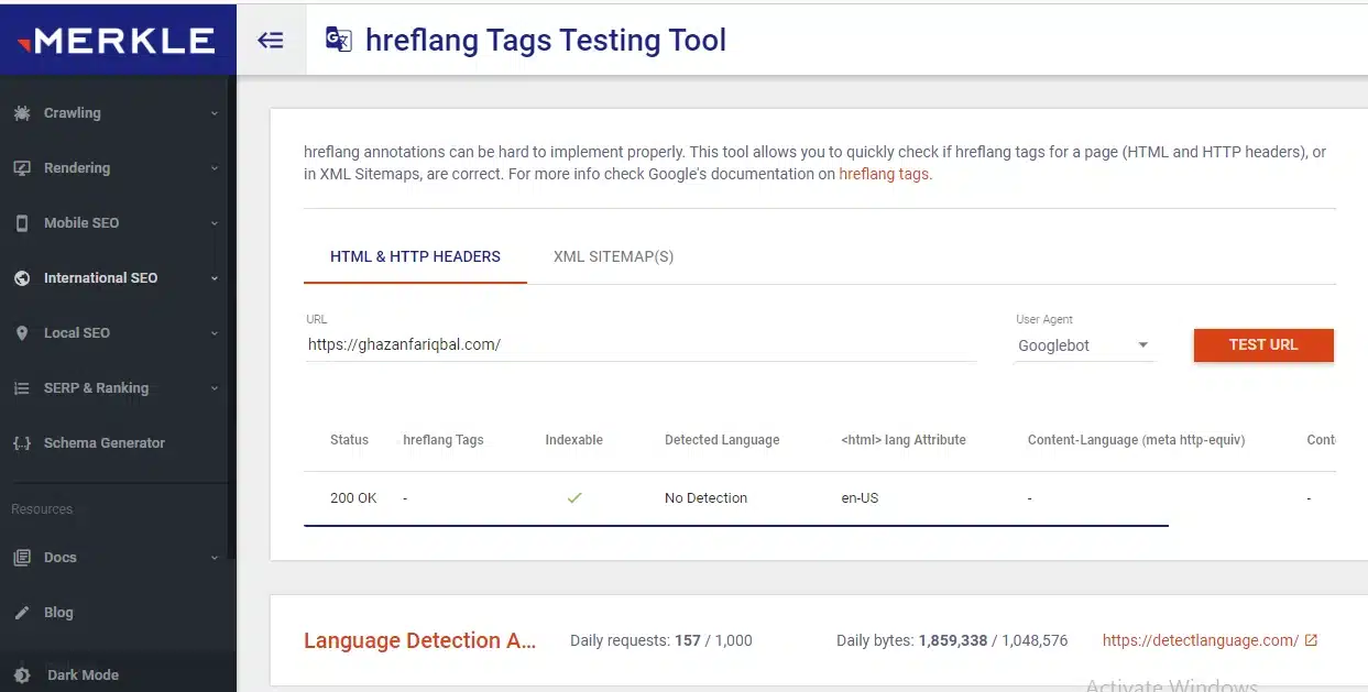 ghazanfariqbal hreflang tags testing tool