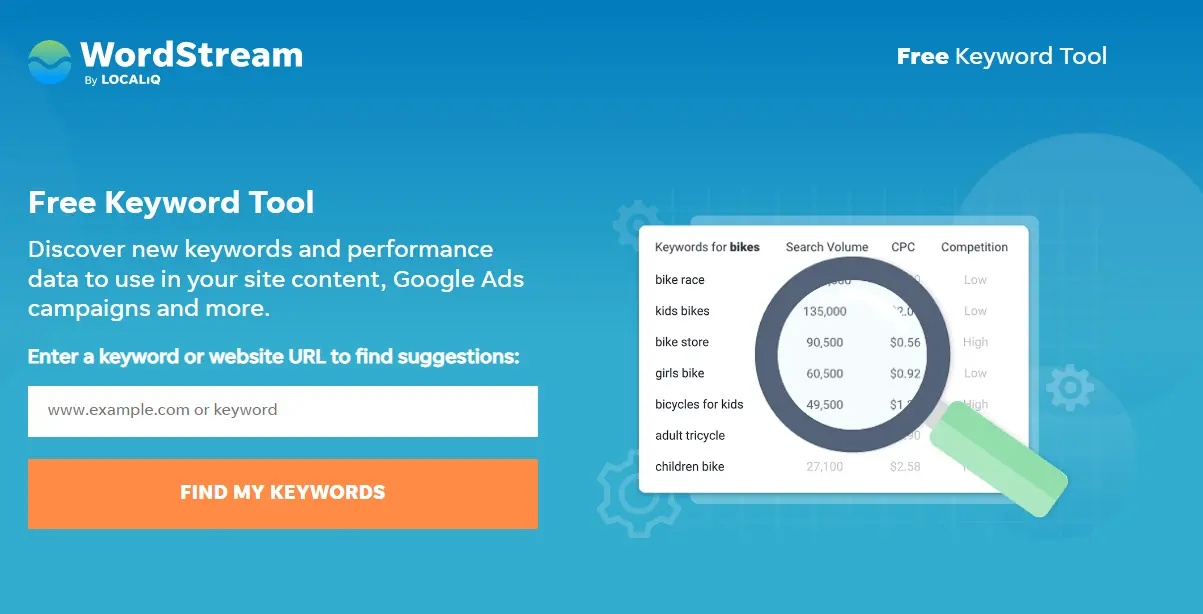 wordstream tool