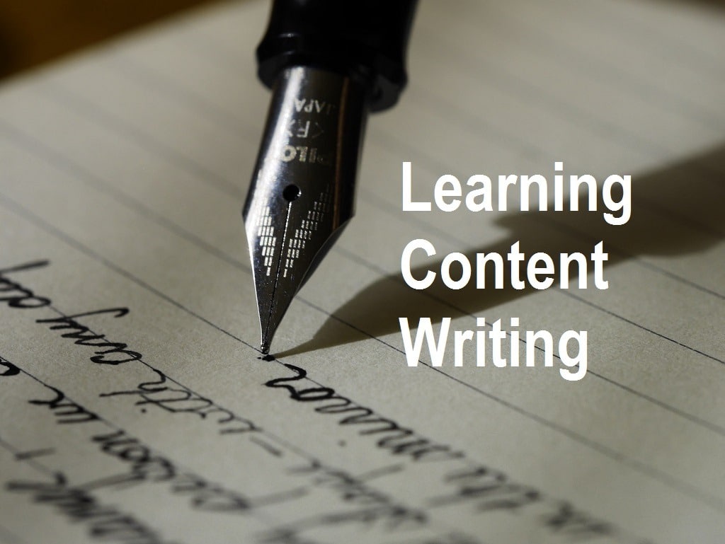 Learning Content Writing